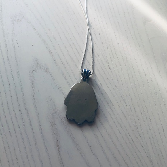 COLORFUL HAMSA NECKLACE - Picture 3 of 5